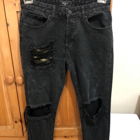 Forever 21 Other - Black Jeans with Camo
